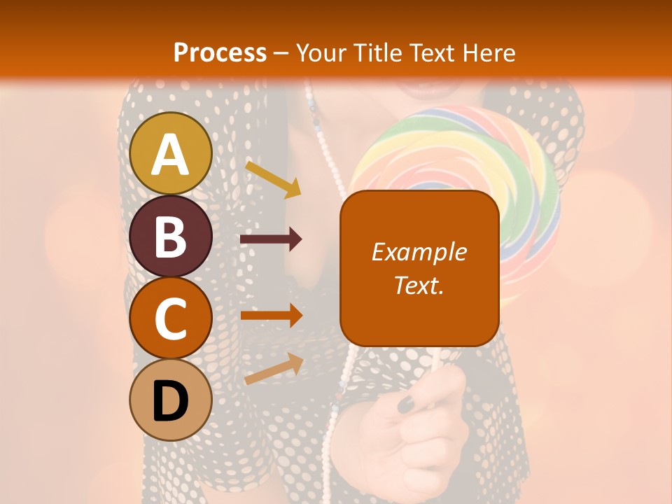 Rainbow Person Dramatic PowerPoint Template