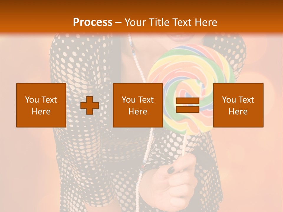 Rainbow Person Dramatic PowerPoint Template