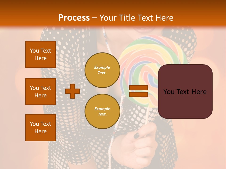 Rainbow Person Dramatic PowerPoint Template