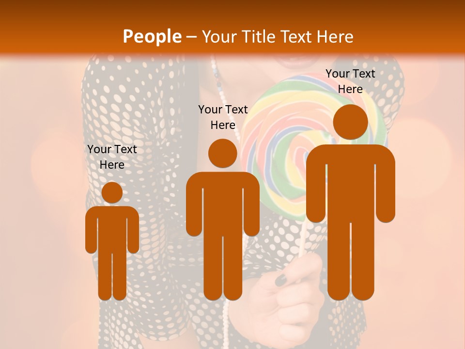 Rainbow Person Dramatic PowerPoint Template