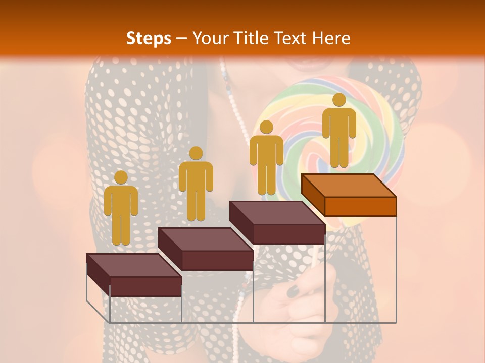 Rainbow Person Dramatic PowerPoint Template