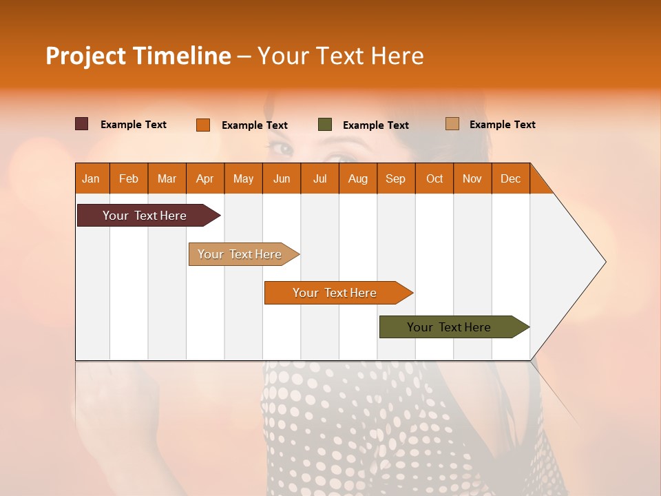 Brunette Exotic Lollipop PowerPoint Template