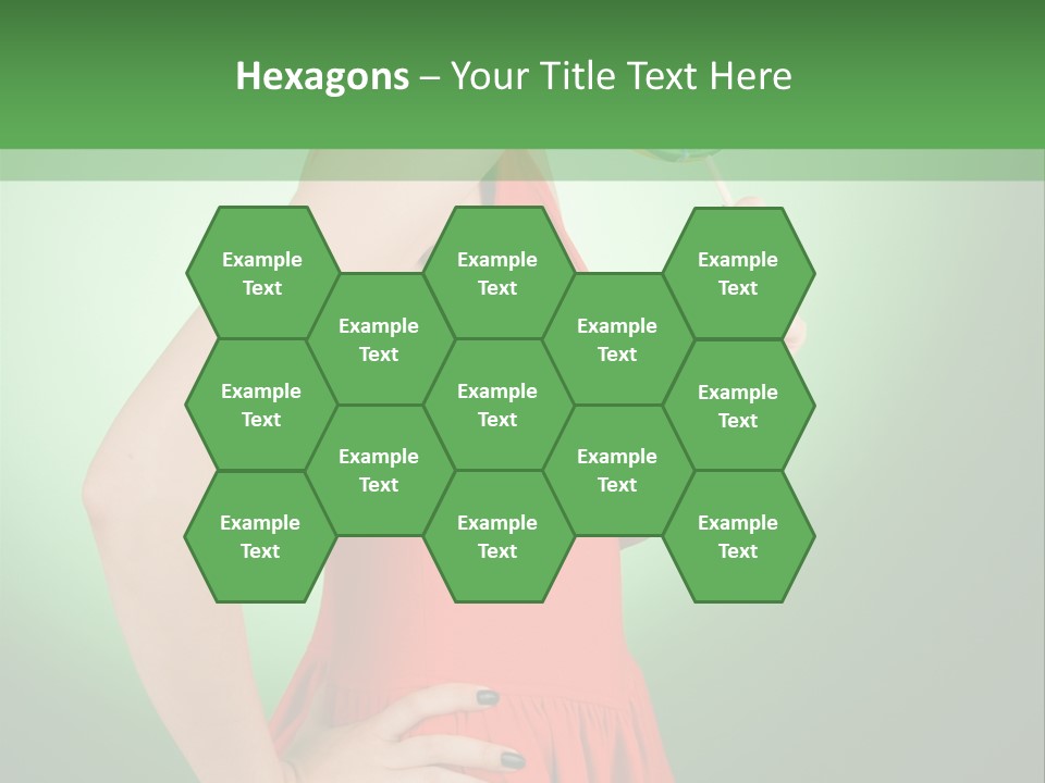 Sexy Lollipop Black PowerPoint Template