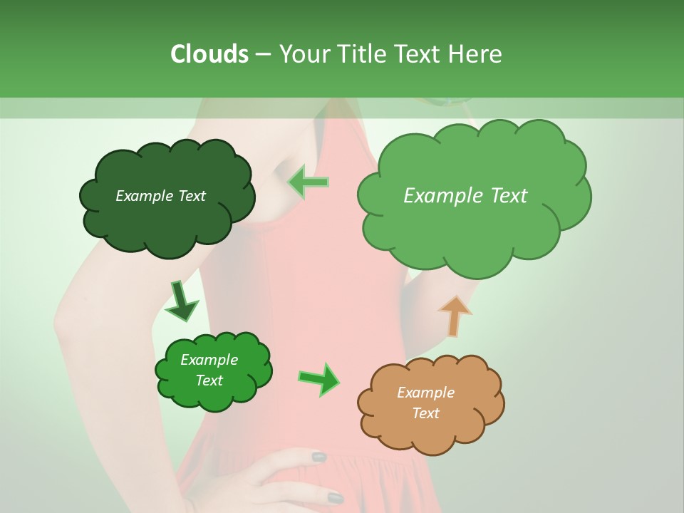 Sexy Lollipop Black PowerPoint Template