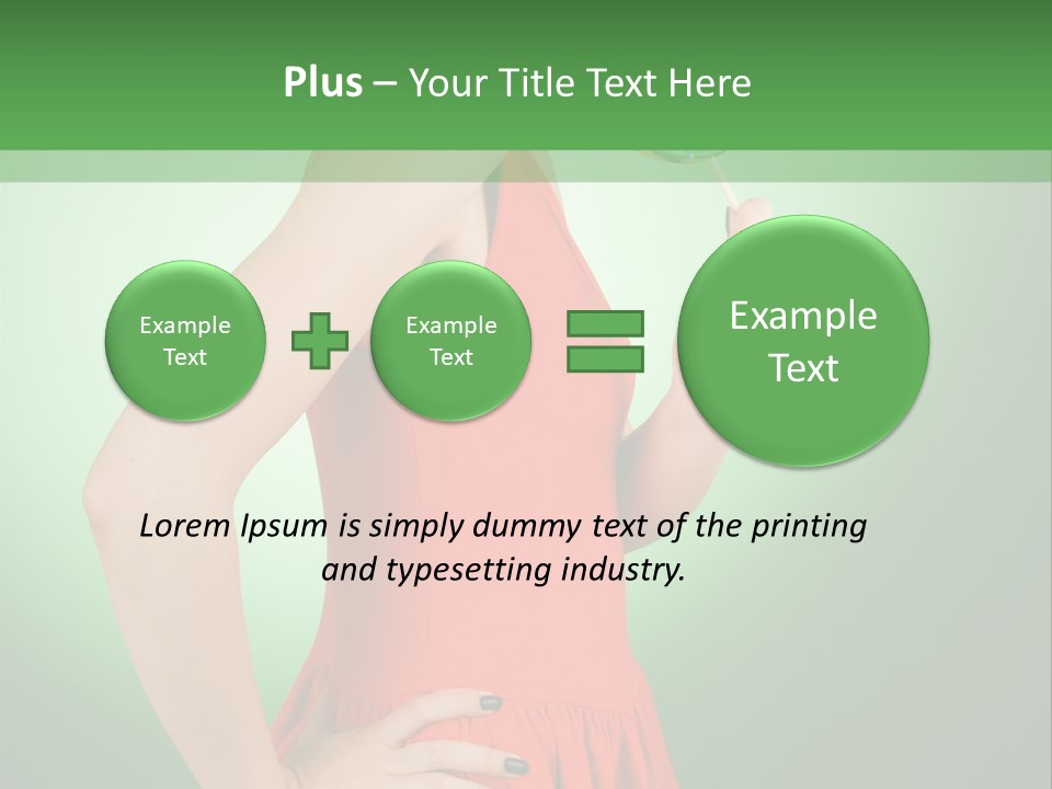 Sexy Lollipop Black PowerPoint Template