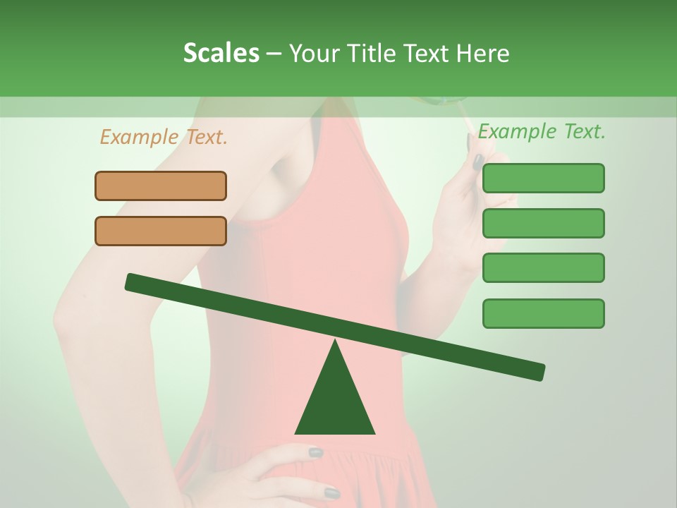 Sexy Lollipop Black PowerPoint Template