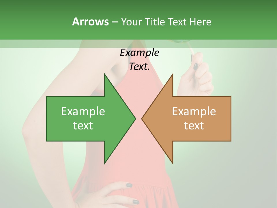 Sexy Lollipop Black PowerPoint Template