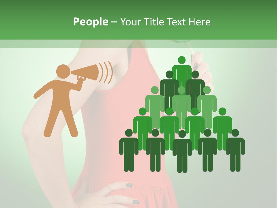 Sexy Lollipop Black PowerPoint Template