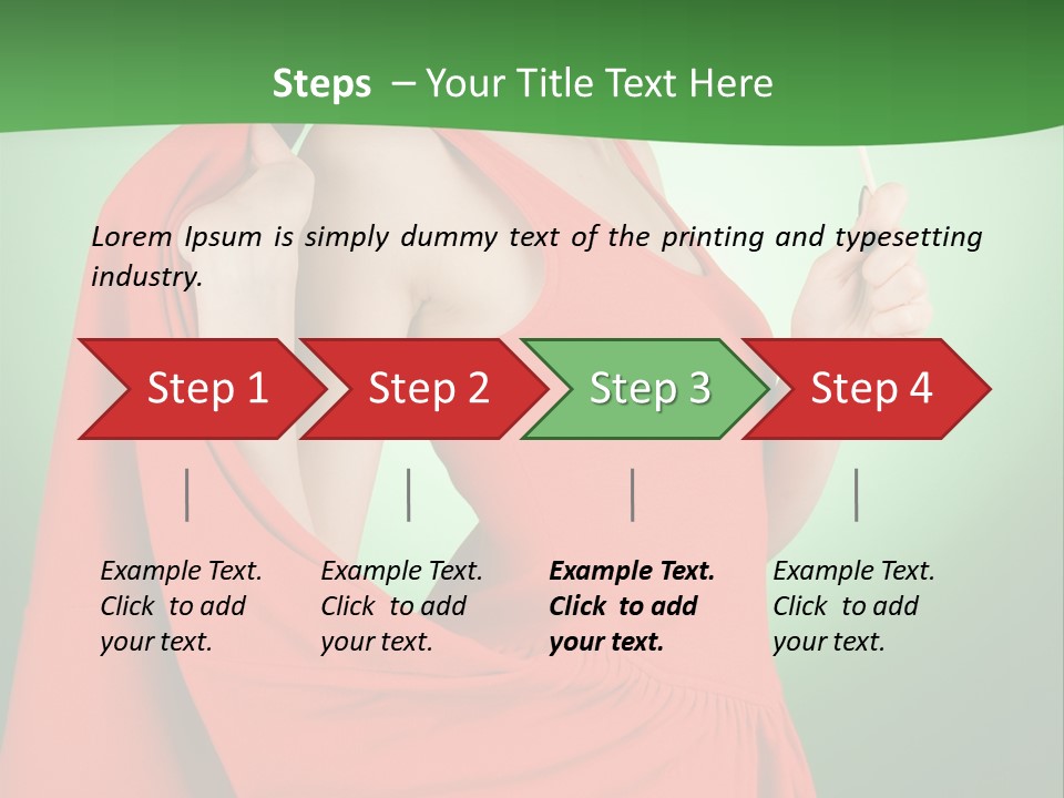 Red Beautiful Sexy PowerPoint Template