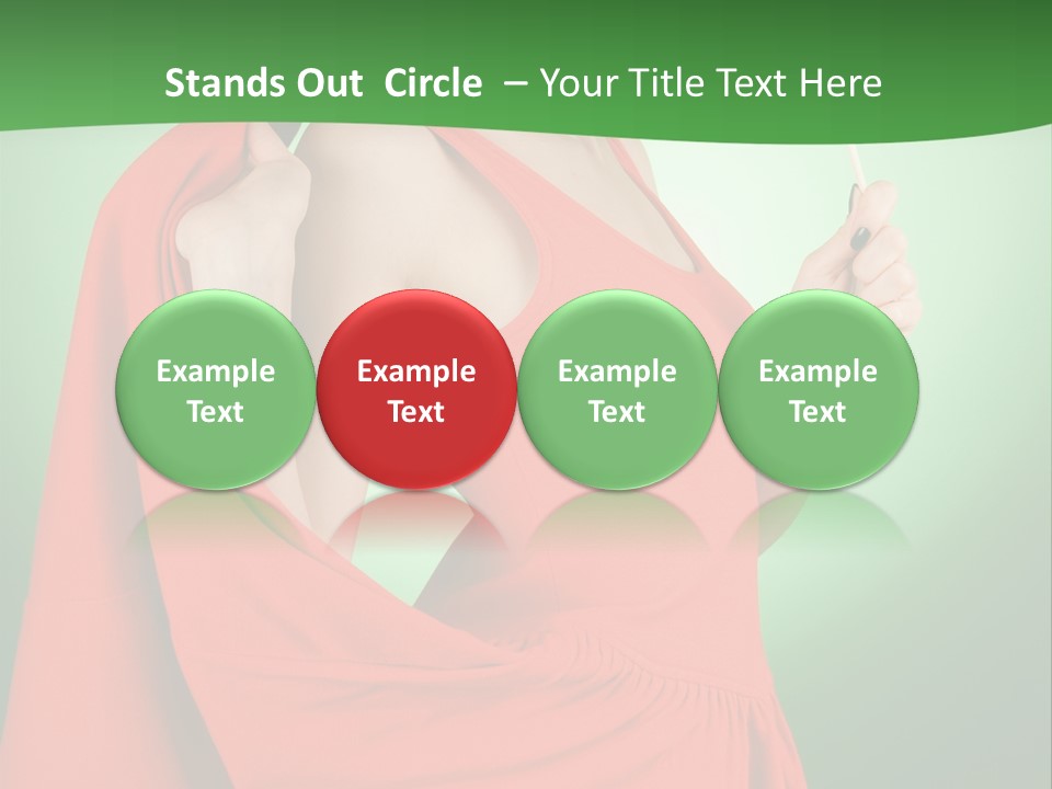 Red Beautiful Sexy PowerPoint Template