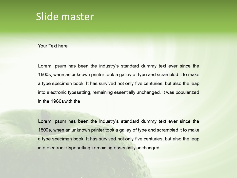 Close Purity White PowerPoint Template