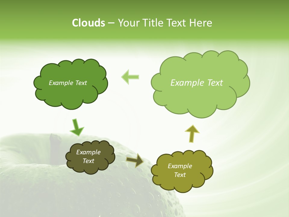 Close Purity White PowerPoint Template
