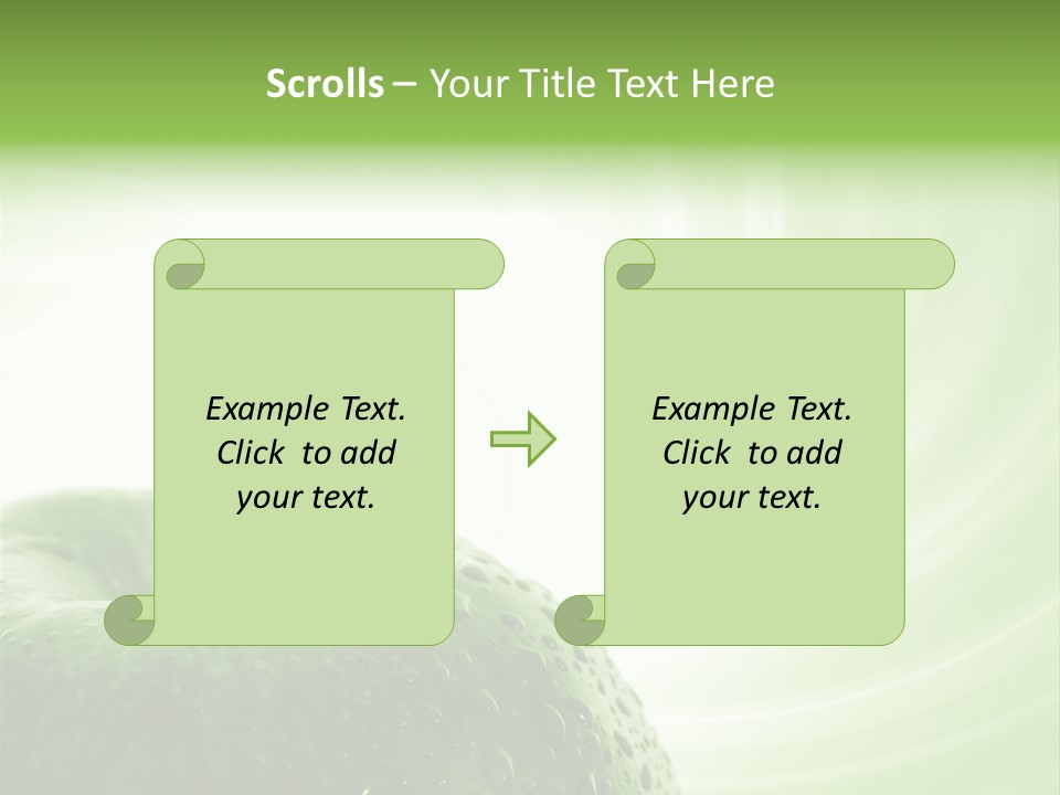 Close Purity White PowerPoint Template