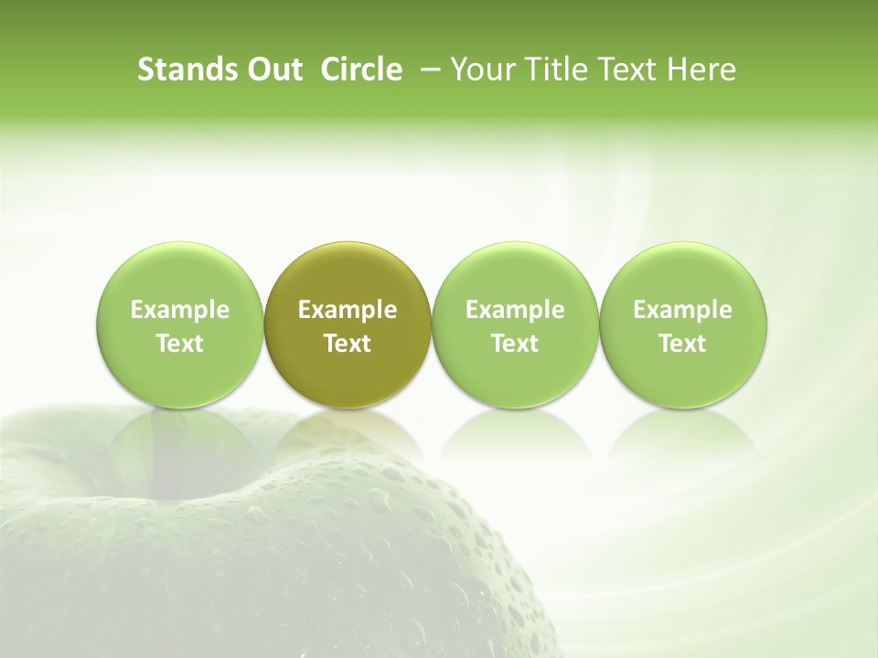 Close Purity White PowerPoint Template