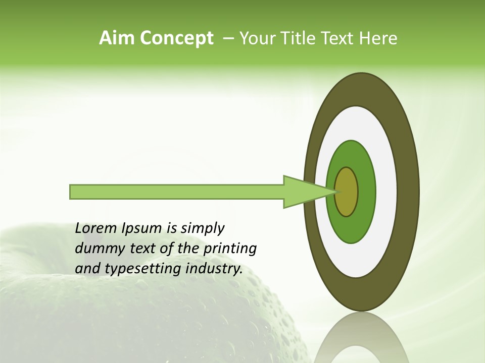 Close Purity White PowerPoint Template