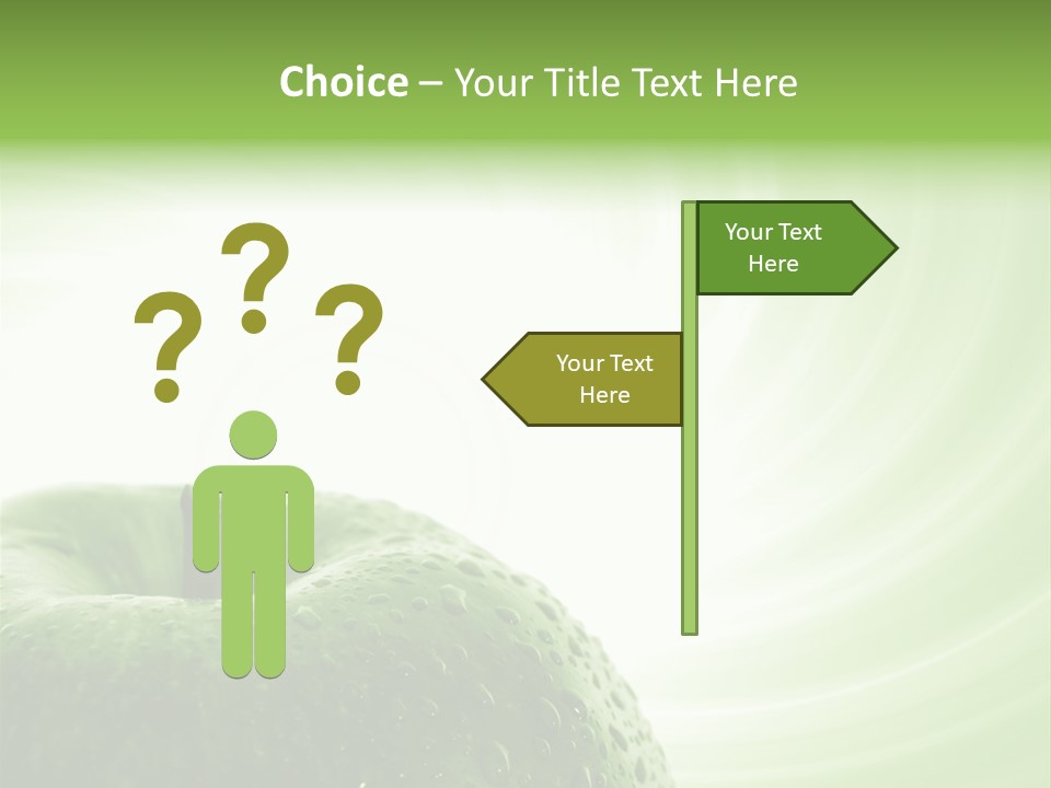 Close Purity White PowerPoint Template