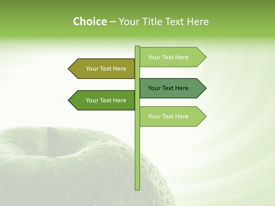 Close Purity White PowerPoint Template