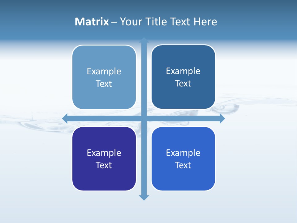 Flowing Drip Bubble PowerPoint Template