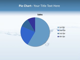 Flowing Drip Bubble PowerPoint Template