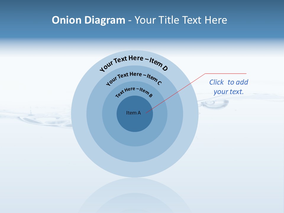 Flowing Drip Bubble PowerPoint Template