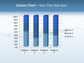 Flowing Drip Bubble PowerPoint Template