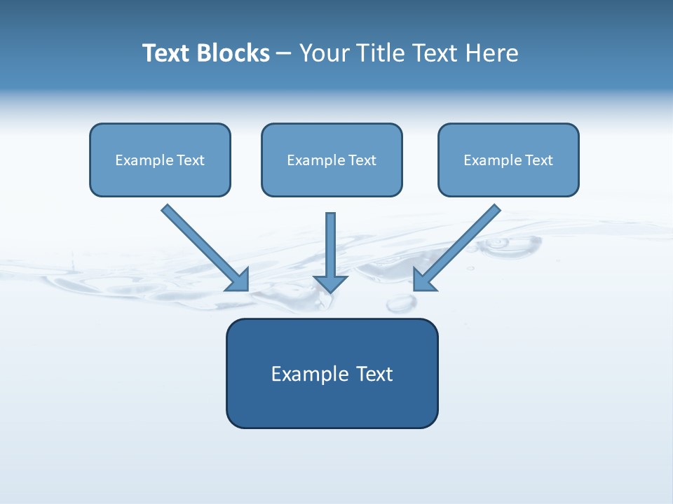 Flowing Drip Bubble PowerPoint Template