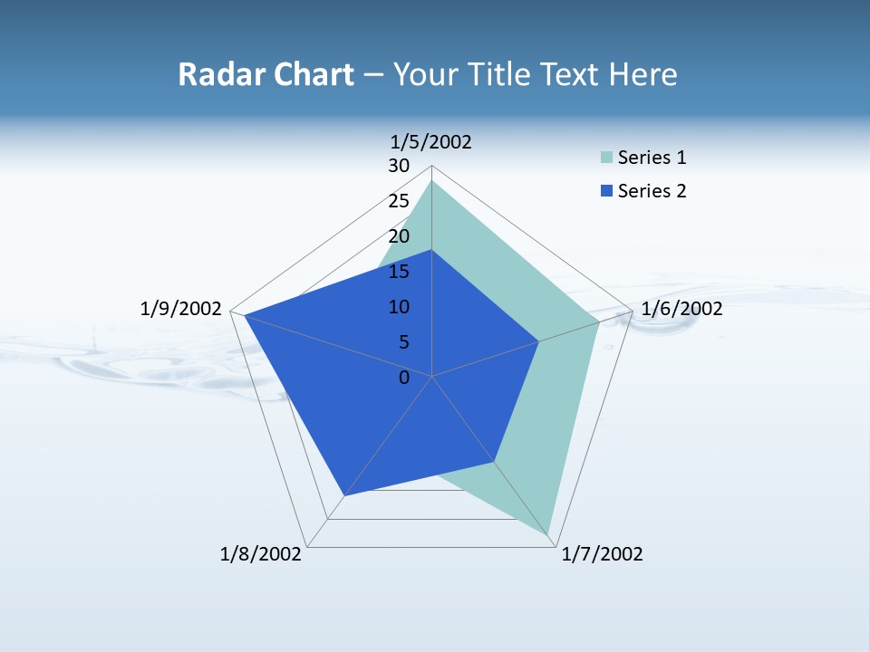 Flowing Drip Bubble PowerPoint Template