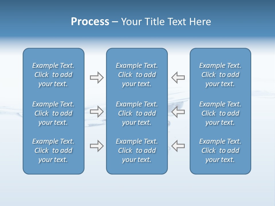 Flowing Drip Bubble PowerPoint Template
