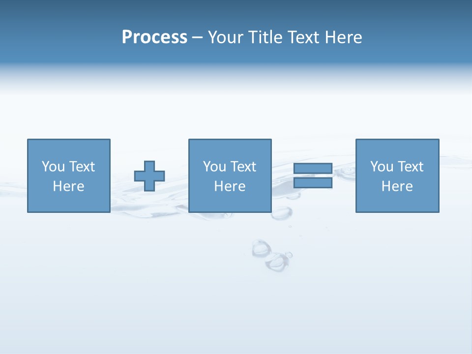 Flowing Drip Bubble PowerPoint Template