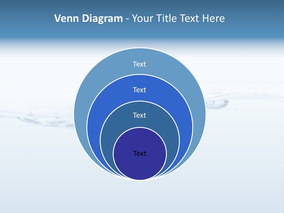 Flowing Drip Bubble PowerPoint Template