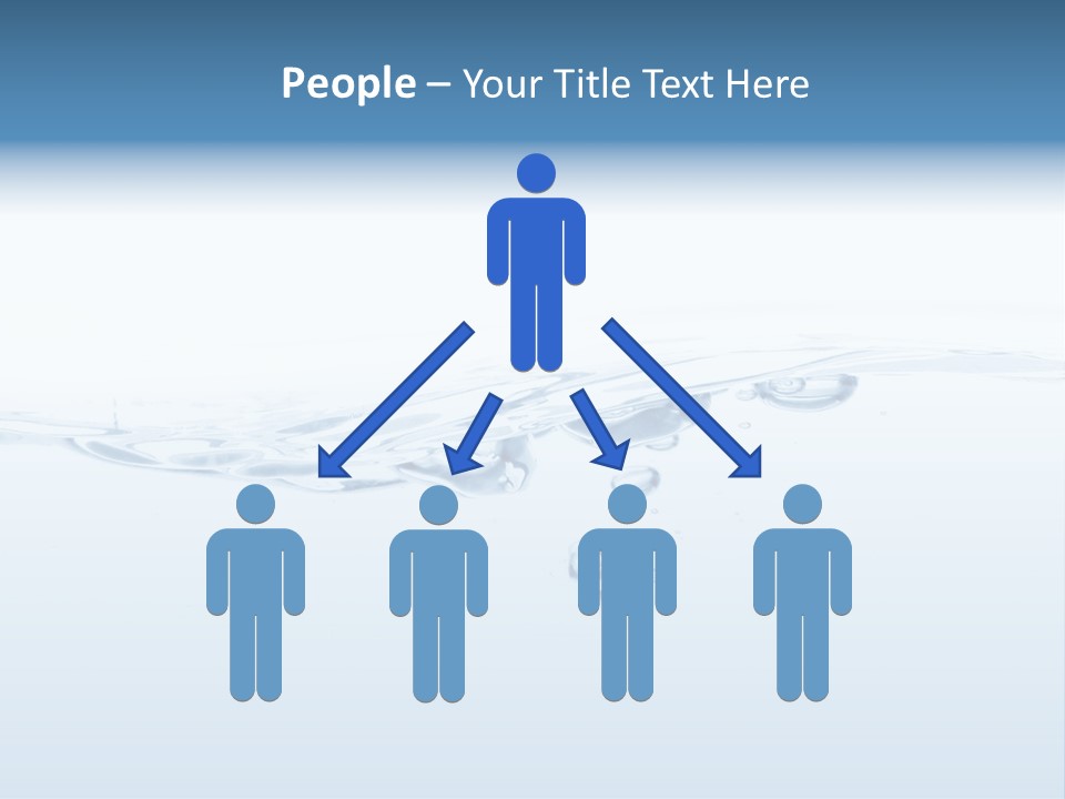 Flowing Drip Bubble PowerPoint Template