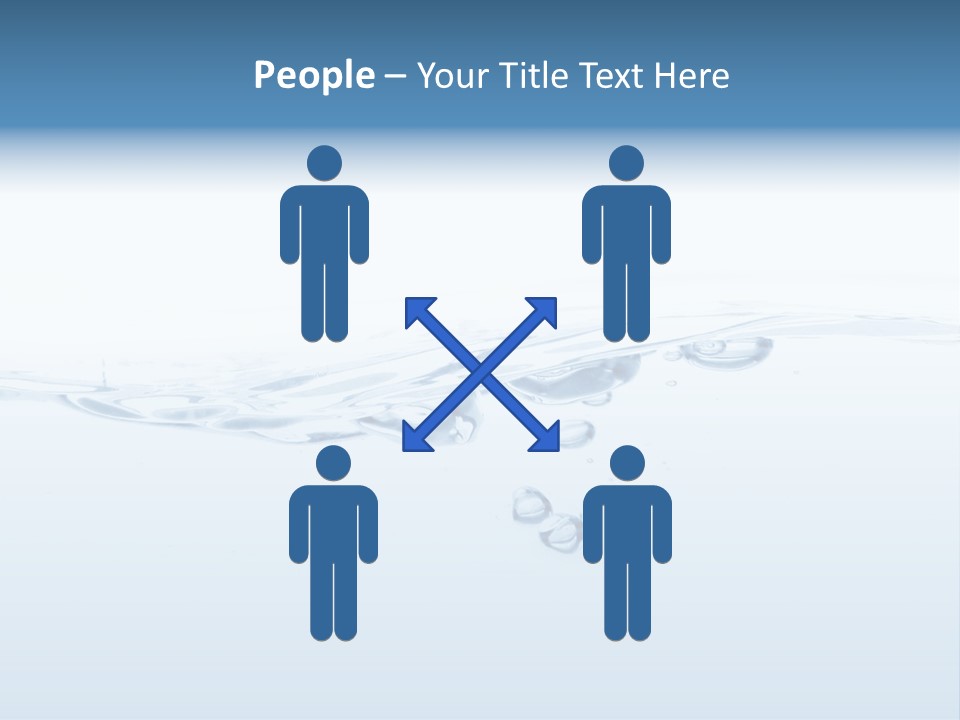 Flowing Drip Bubble PowerPoint Template