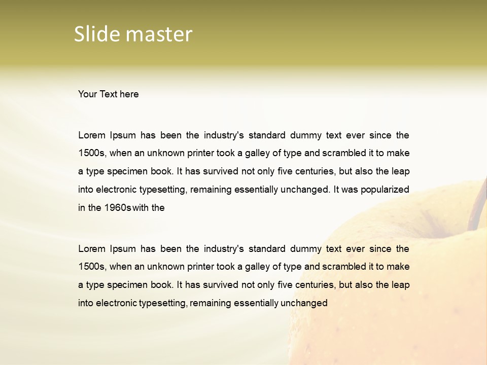 Nutritious Natural Juicy PowerPoint Template