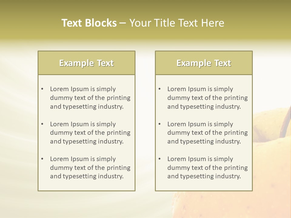 Nutritious Natural Juicy PowerPoint Template