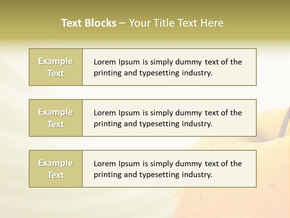Nutritious Natural Juicy PowerPoint Template
