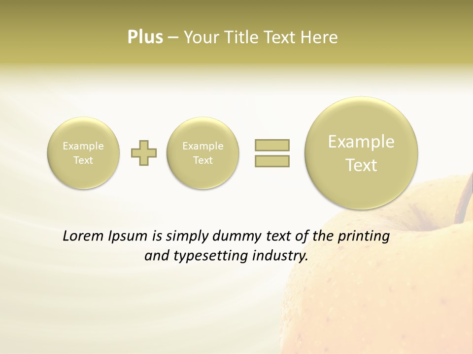 Nutritious Natural Juicy PowerPoint Template