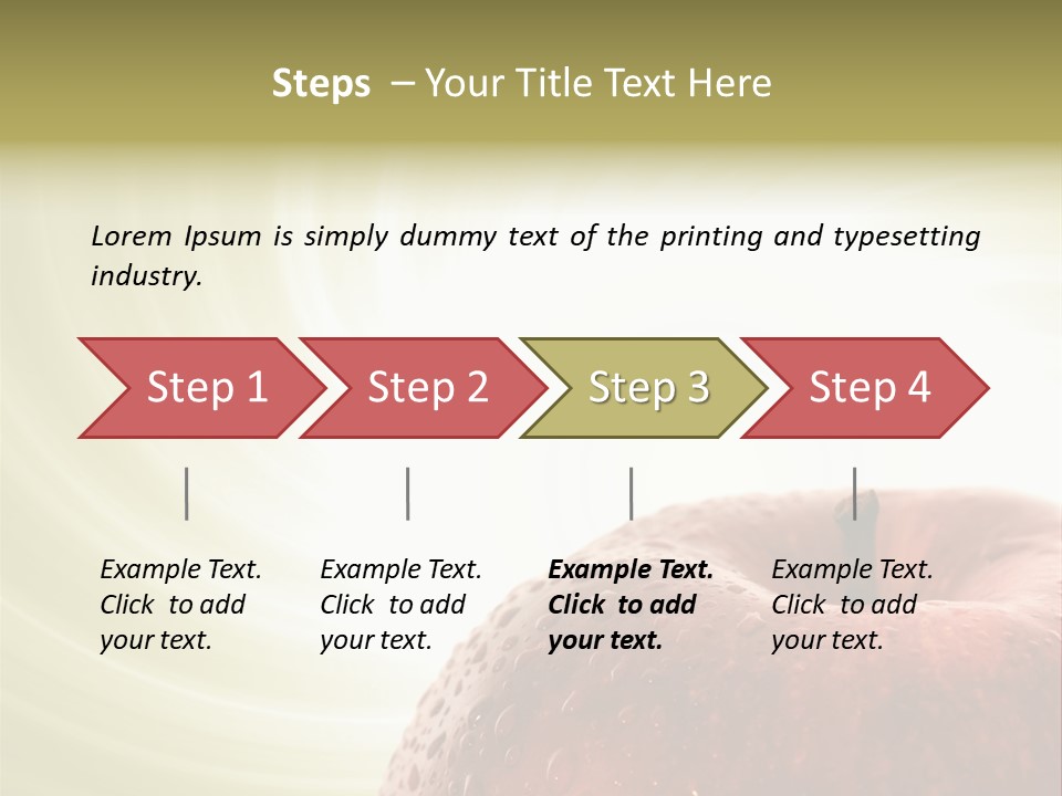 Purity Delicious Fruity PowerPoint Template