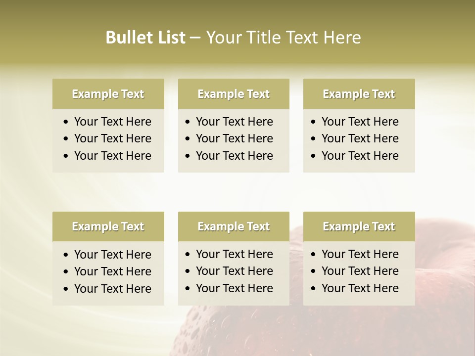 Purity Delicious Fruity PowerPoint Template