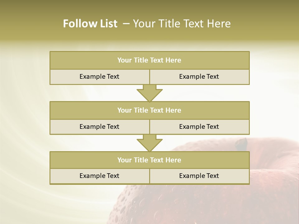 Purity Delicious Fruity PowerPoint Template