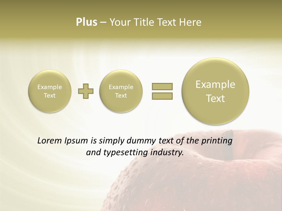 Purity Delicious Fruity PowerPoint Template