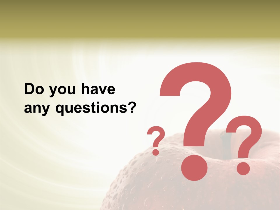 Purity Delicious Fruity PowerPoint Template