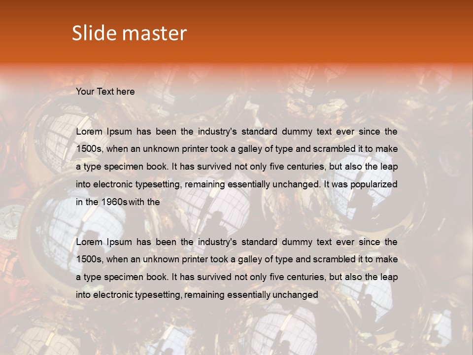 Festive Silver Gold PowerPoint Template