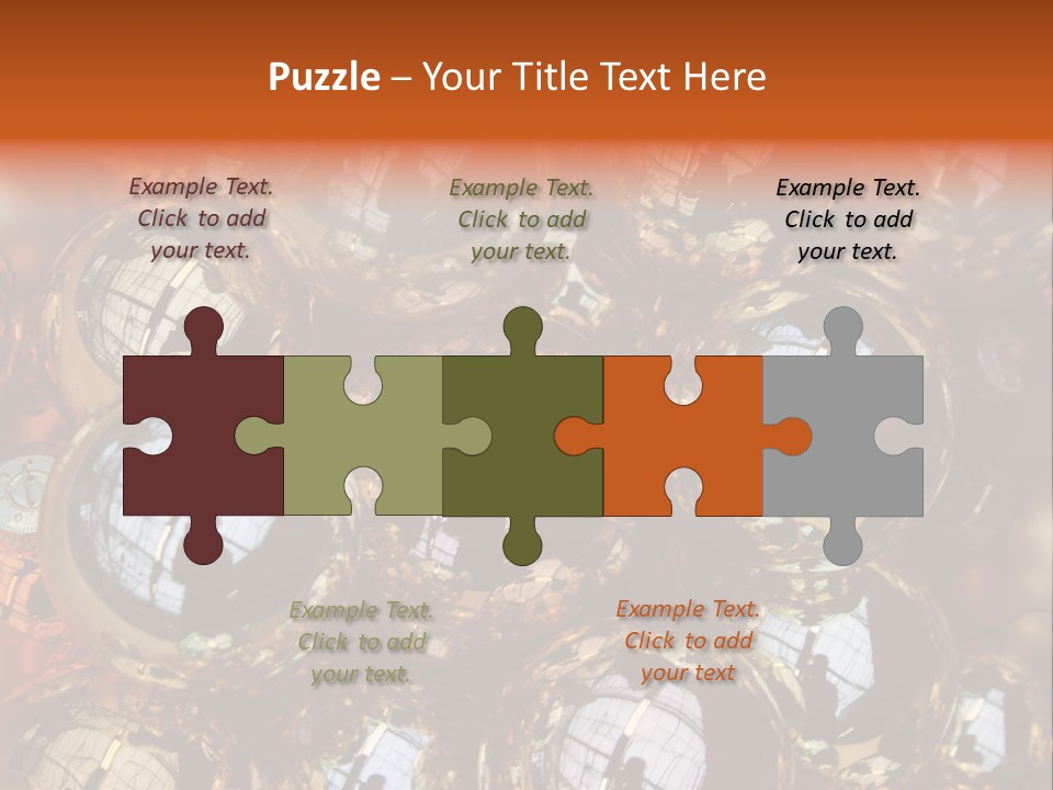 Festive Silver Gold PowerPoint Template