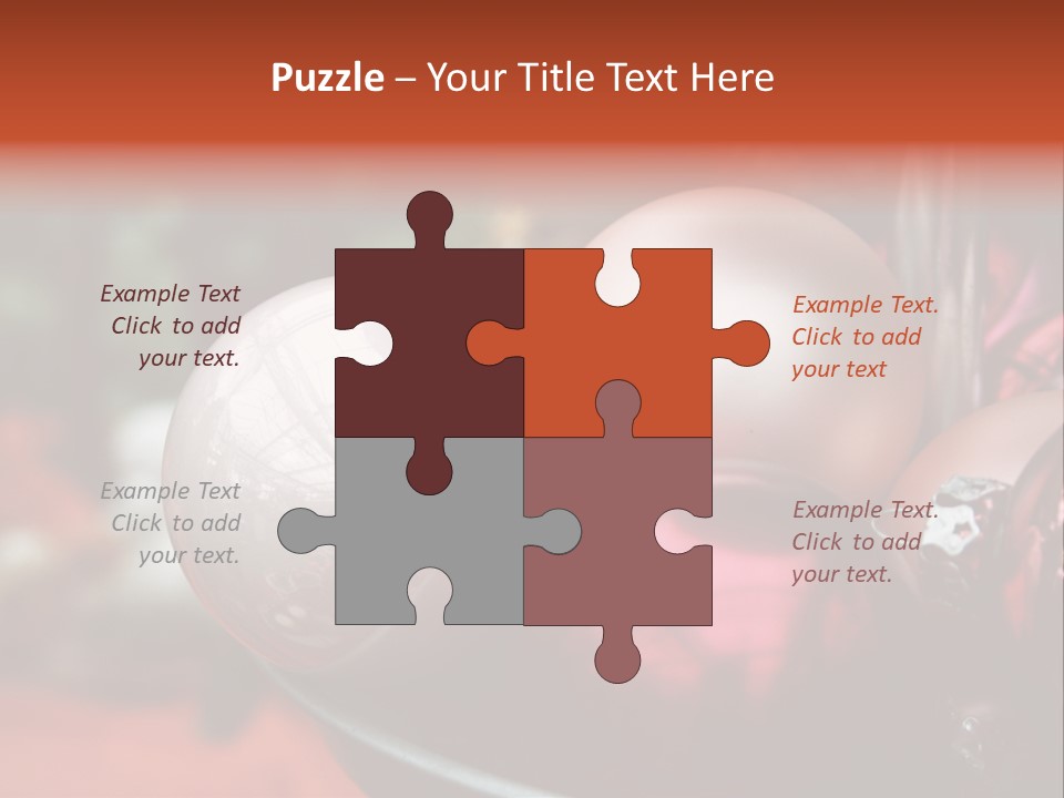 Silver Holiday Gloss PowerPoint Template