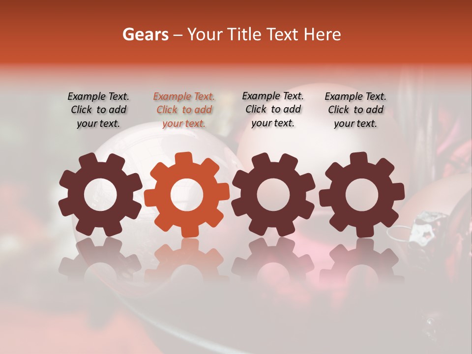 Silver Holiday Gloss PowerPoint Template