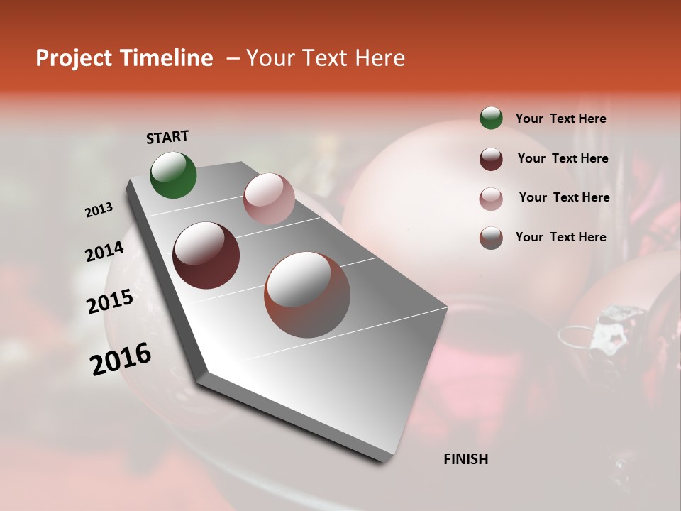 Silver Holiday Gloss PowerPoint Template