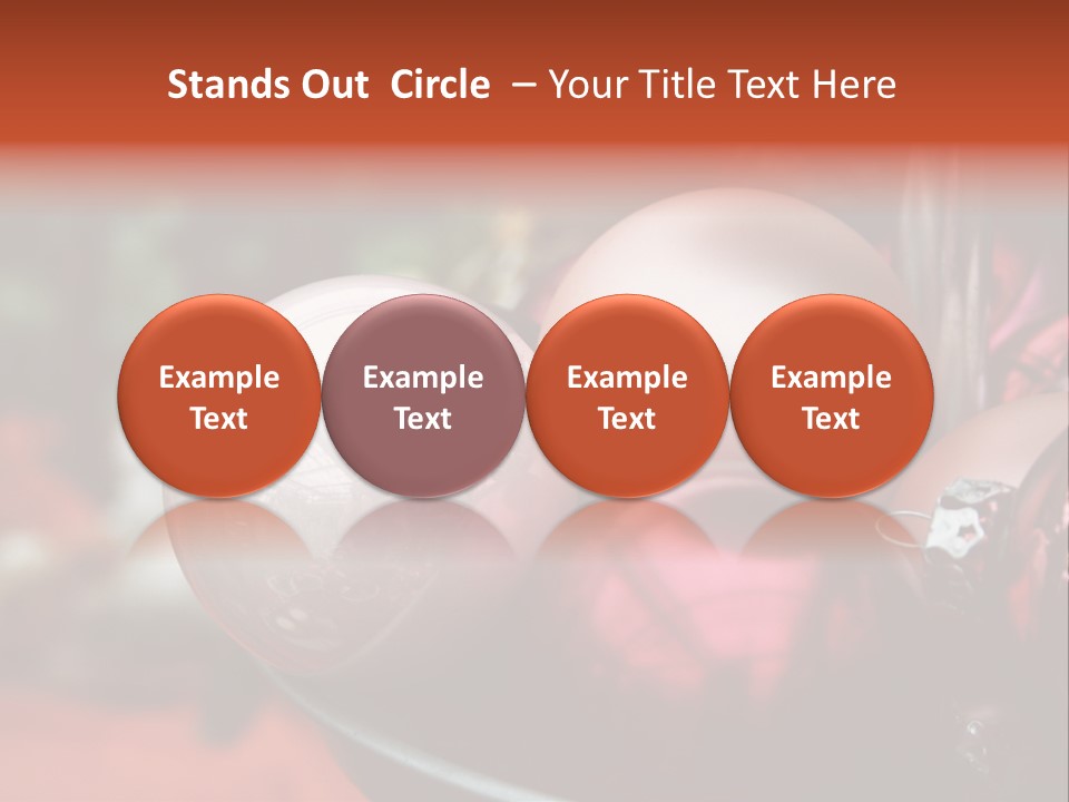 Silver Holiday Gloss PowerPoint Template