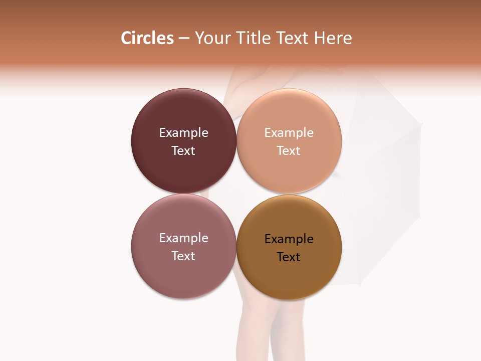Clothing Model Leg PowerPoint Template