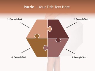 Clothing Model Leg PowerPoint Template