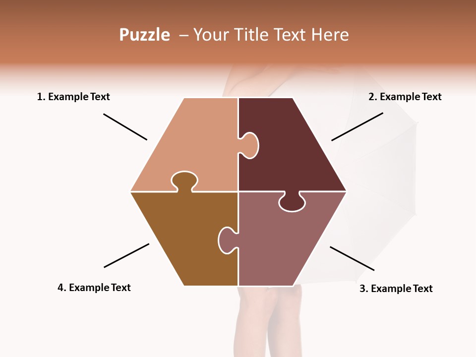 Clothing Model Leg PowerPoint Template